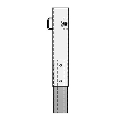 POTEAU ARRIÈRE DROIT RIDELLE 60X30 300MM