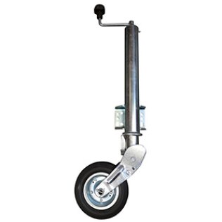 Roue jockey automatique Ø 60 avec platine 